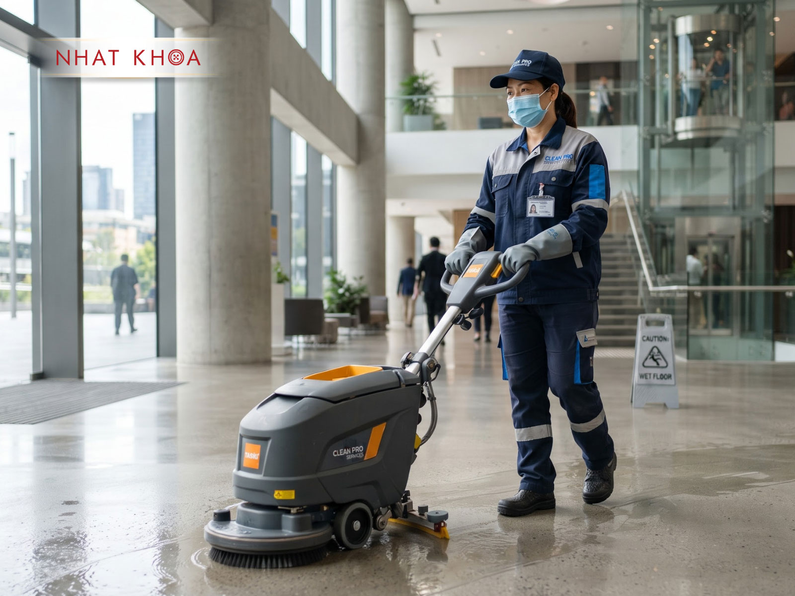 Đồng phục chuyên dụng góp phần bảo đảm an toàn trong quá trình làm việc.