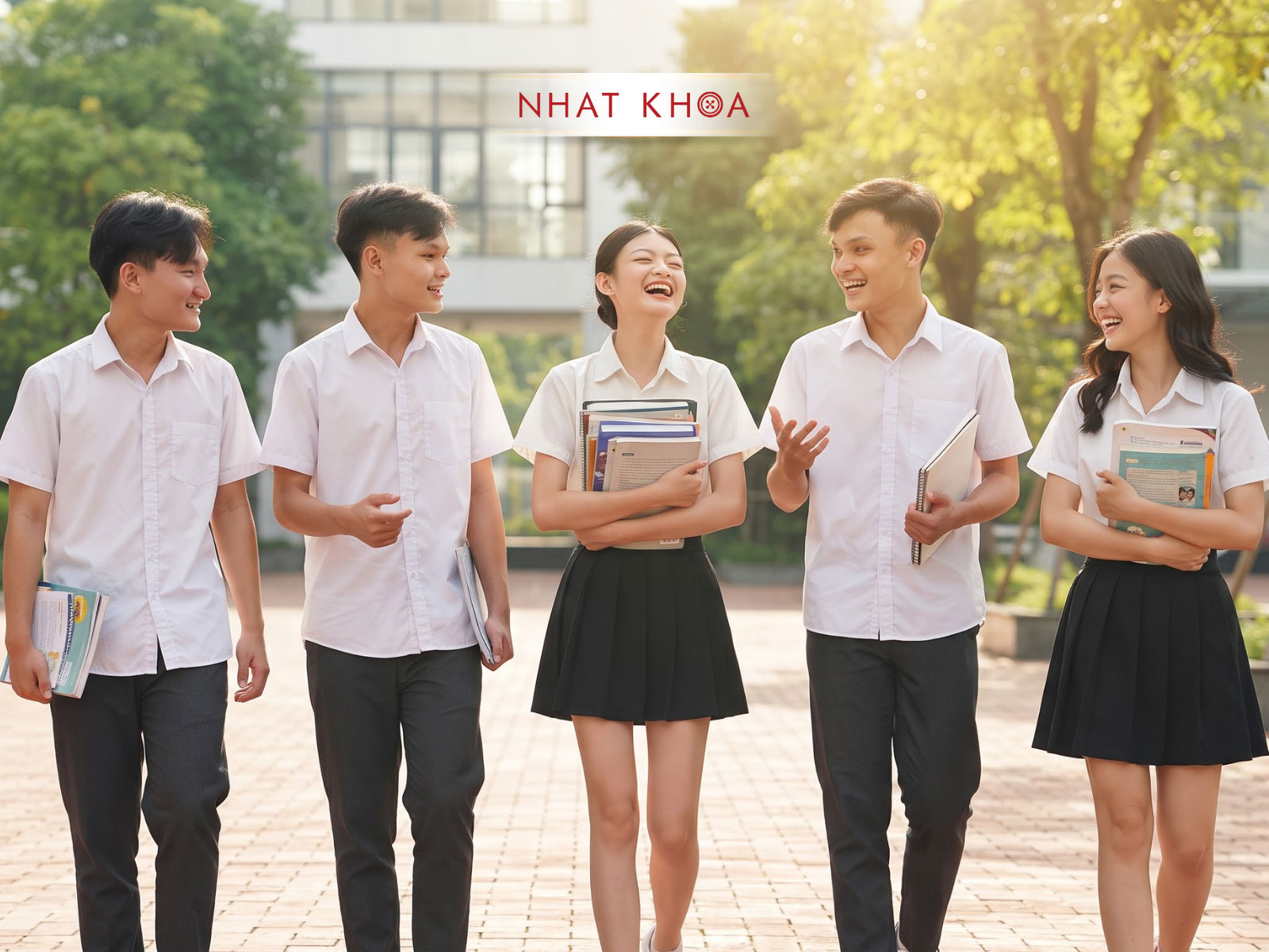 Đồng phục THPT cần thanh lịch, thoải mái, phù hợp môi trường học tập và tuổi học sinh.