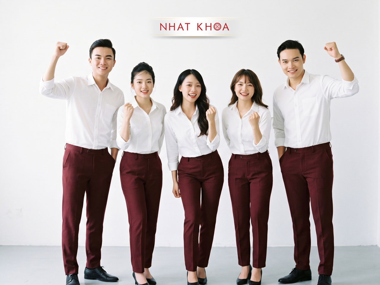 Quần công sở đồng bộ giúp doanh nghiệp tối ưu chi phí.
