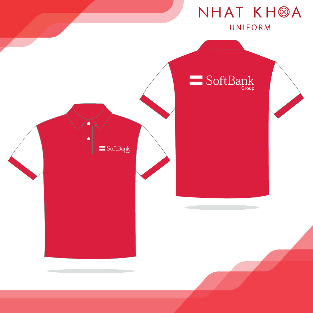 Áo polo đồng phục SoftBank - Image 2