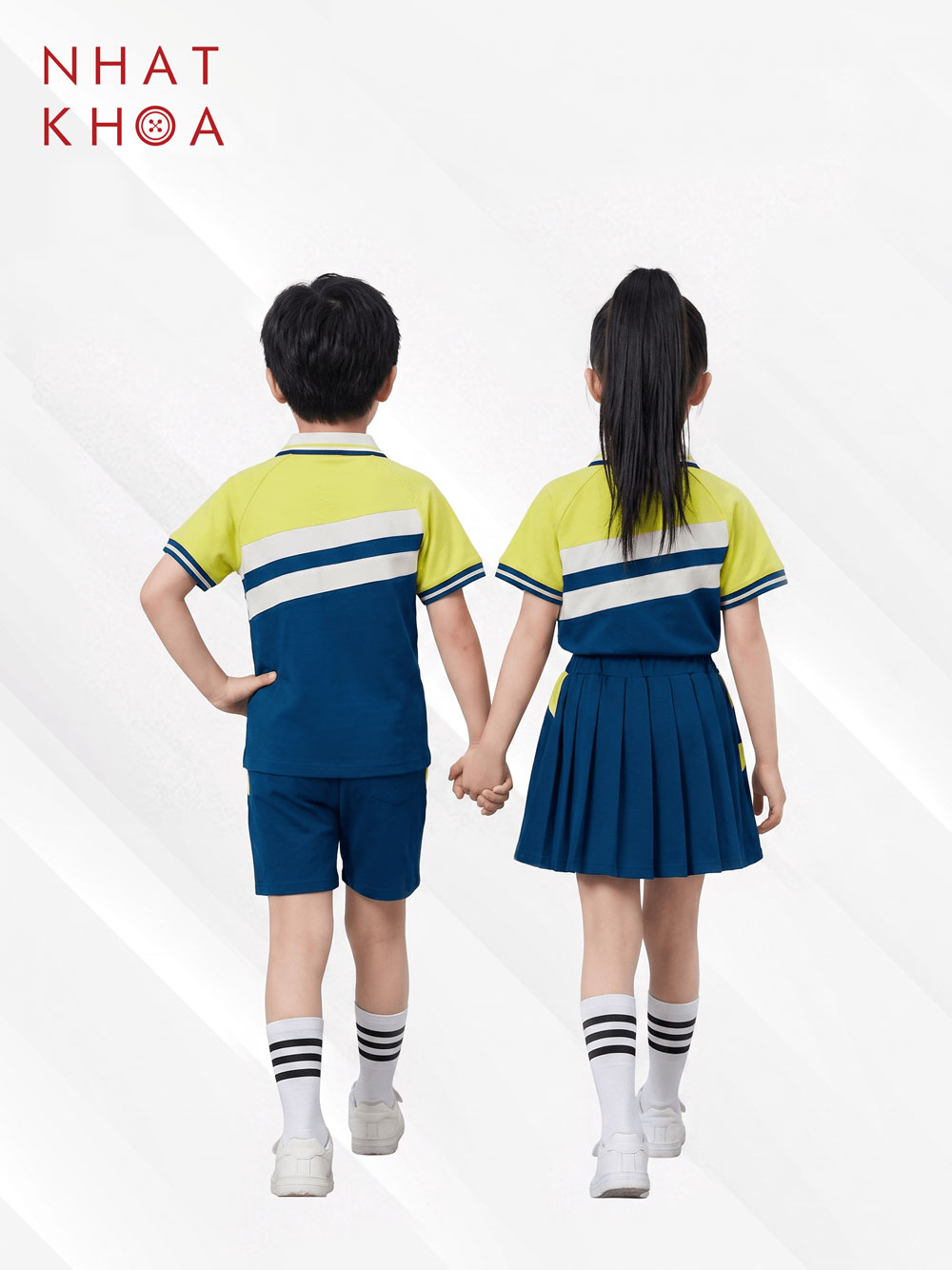 Áo Polo Đồng Phục Học Sinh Dải Ngang Nổi Bật - Ảnh 2