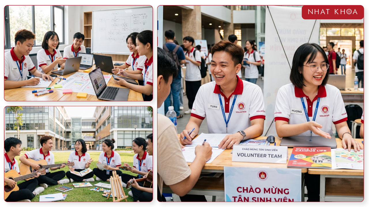Áo polo đồng phục sinh viên phối trắng đỏ thêu logo trường.