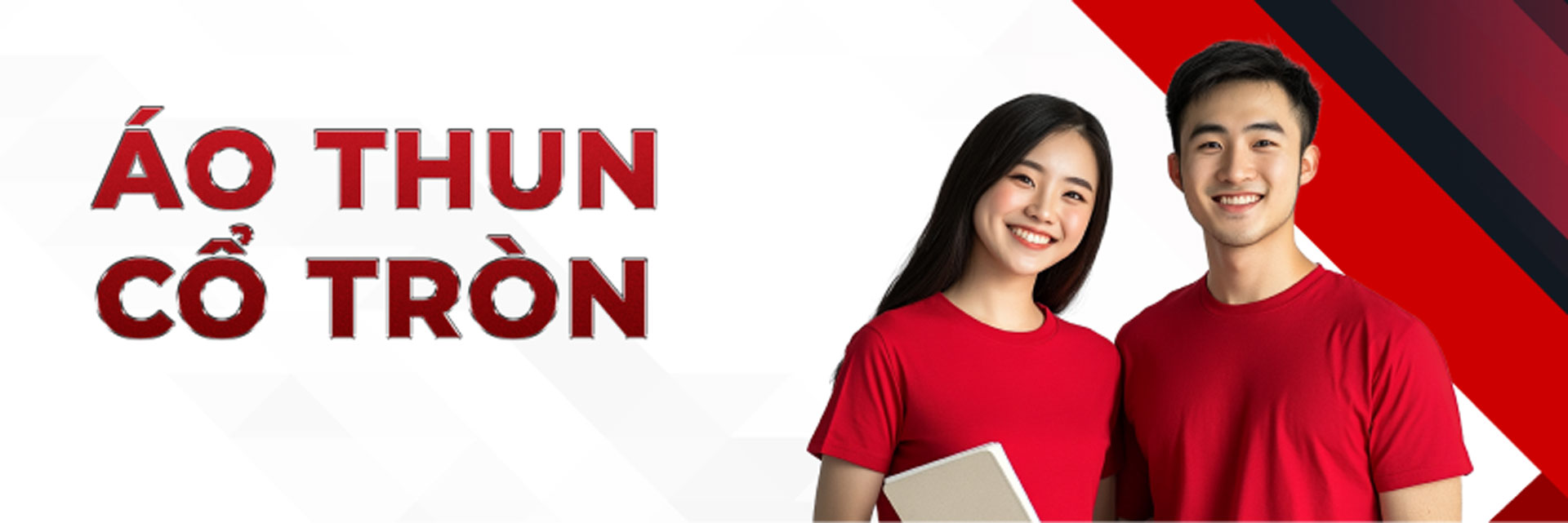 Áo thun đồng phục cổ tròn