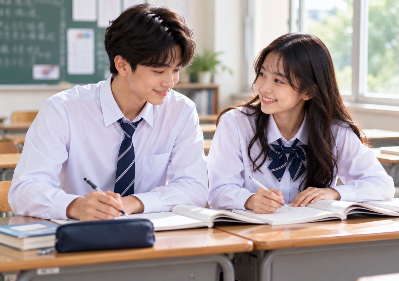 Đồng phục THPT kết hợp nét thanh lịch và phong cách trẻ trung.