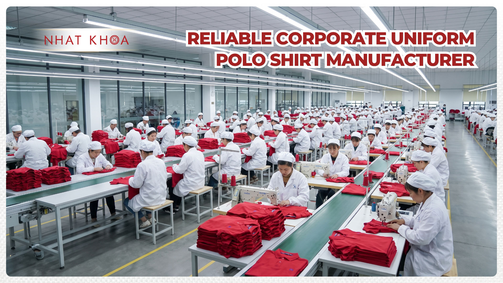 Reputable uniform t-shirt manufacturing factory for businesses.