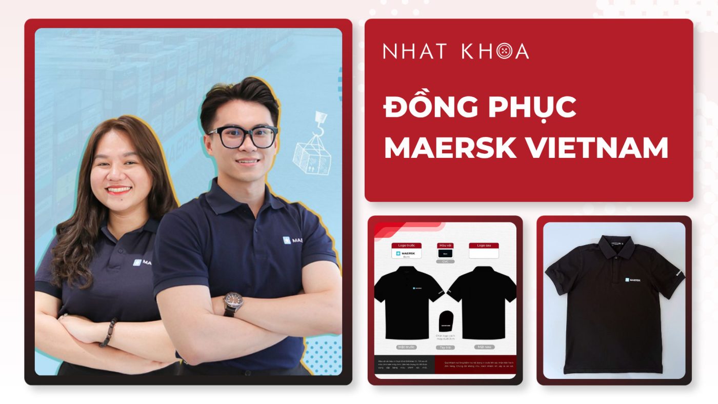 Dự án áo polo đồng phục chuyên nghiệp cho Maersk Vietnam.