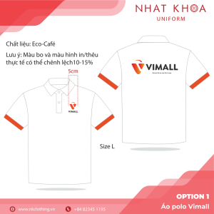 Áo polo đồng phục Vinmall