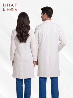 Alternative view of Áo Blouse Bác Sĩ Dáng Dài Cổ Ve
