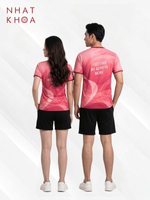 Alternative view of Đồng Phục Team Building Áo Polo Hồng