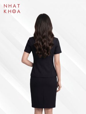Alternative view of Đồng Phục Lễ Tân Vest Cổ Chữ V