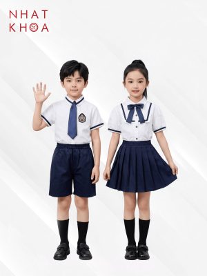 Áo Sơ Mi Đồng Phục Học Sinh Cổ Thủy Thủ