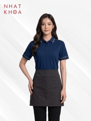 Đồng Phục Nhà Hàng Polo Viền Cổ Tay